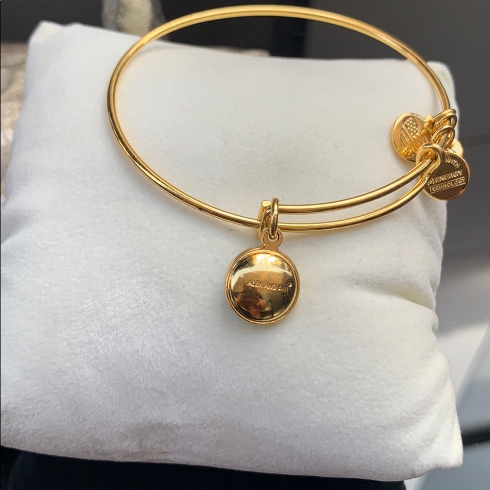 Alex & Ani Gold Bangle Bundle - Picture 5 of 8